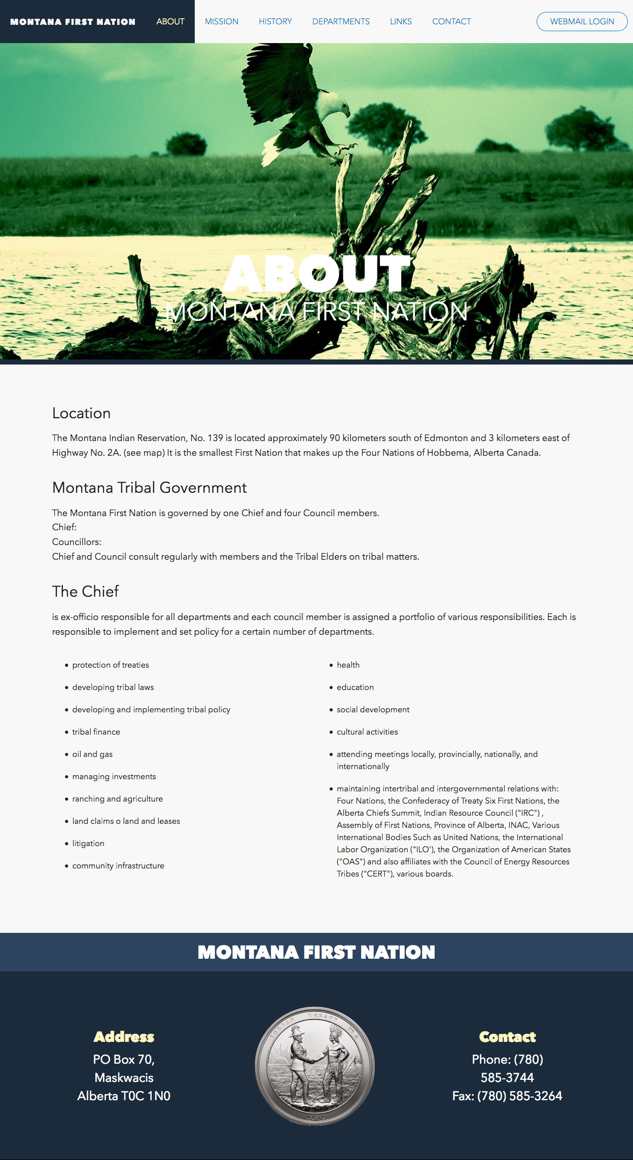 Screenshot 2018 09 30 Montana First Nation About